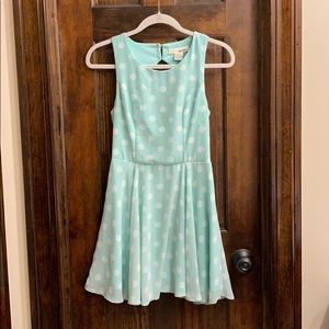 Mint green dress